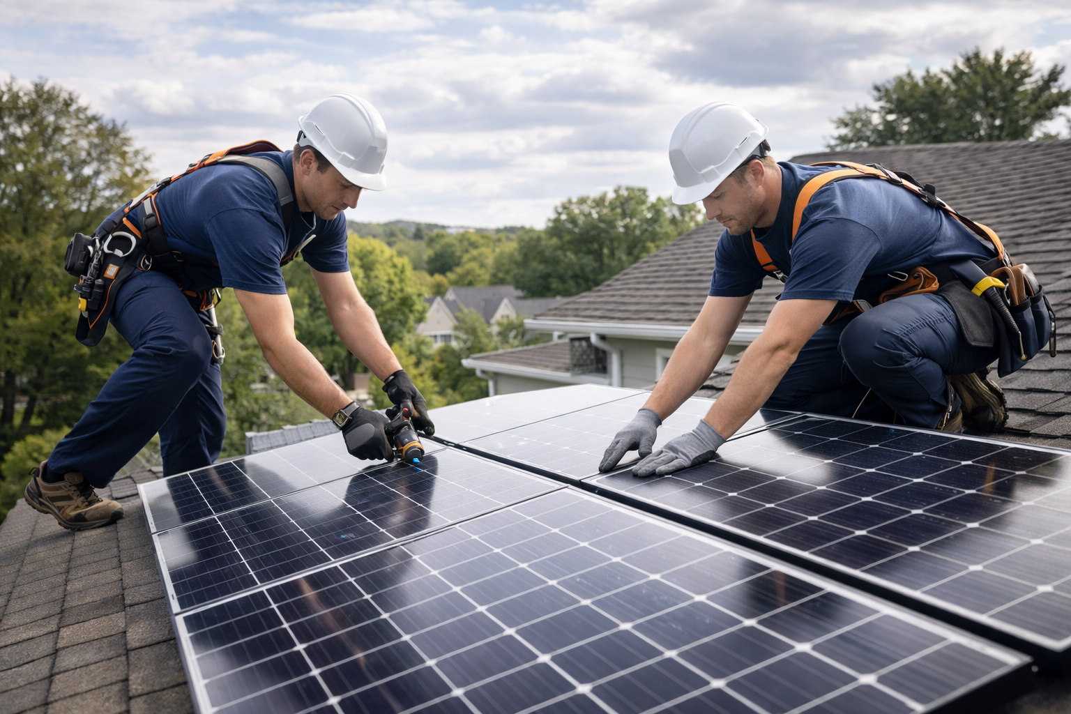 Professional solar installation in Virginia